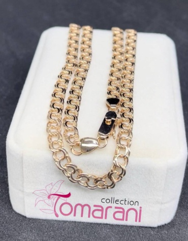 Tomarani collection BNB_TC_НЦКБ00029 длина 55 см, вес 10.4 г золото, плетение бисмарк