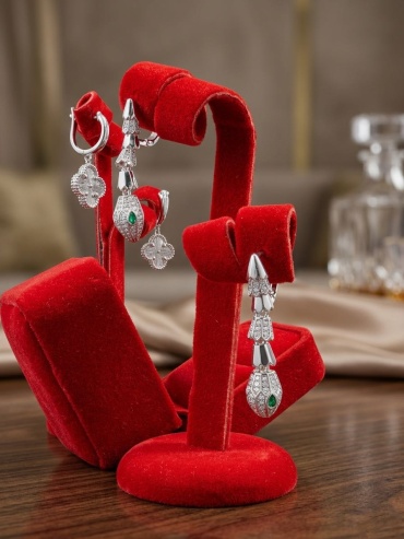 Серьги FASHION бижутерный сплав, стразы