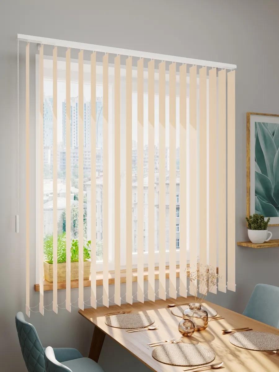Жалюзи вертикальные 150x150 см ВЖлайнБЕЖ150150 VON247499569, полиэстер