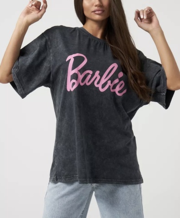 Футболка TESSO Barbie серый