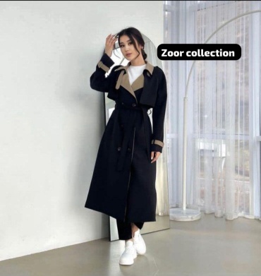 Плащ черный