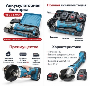 Шлифмашина угловая Sunday