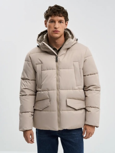Пуховик Urban fashion for men бежевый