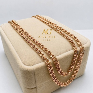 ABYROI GOLD 0700 длина 55 см, вес 4.6 г золото, плетение бисмарк