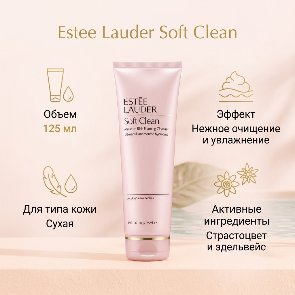 Estee Lauder Soft Clean крем 125 мл