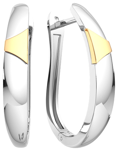 Серьги Lucente Silver ZO-0300107.G14K вес 2.96 г серебро, без вставок