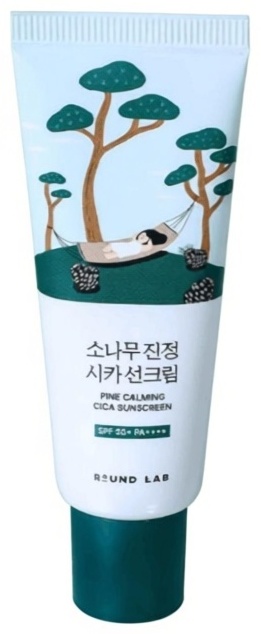 Round Lab крем Pine Calming Cica Sunscreen SPF50 для лица 40 мл, фото 2