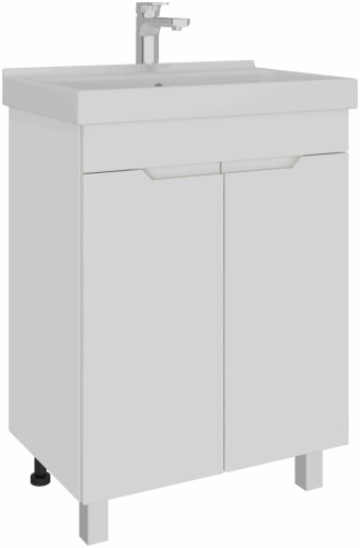 Тумба с раковиной AVK Ингрид 60*48, 61x85x48 см, белый