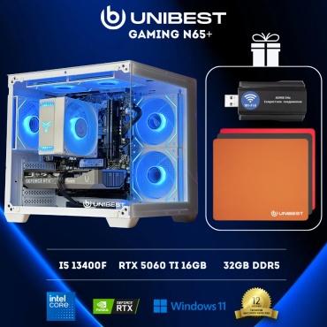 UNIBEST i5-13400F / RTX 5060 Ti 16 Гб / 32 Гб / SSD 1000 Гб / Win 11
