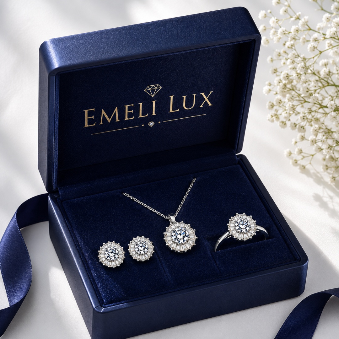 Emeli lux m0265 вес 2 г сплав покрытый серебром 925, сплав с родиевым покрытием, фианит