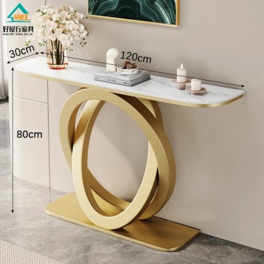 Консоль ADARI, 120х30x80 см, белый, золотой