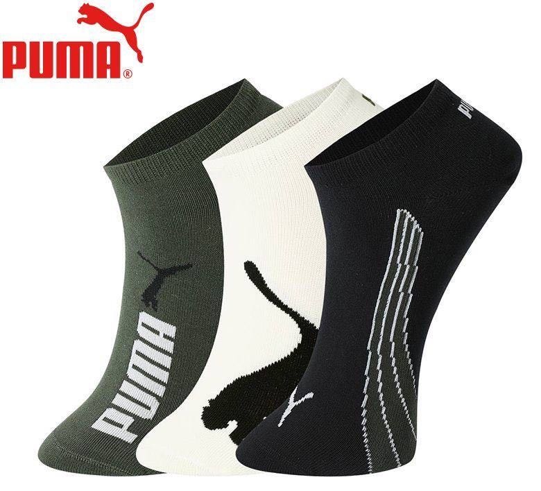 Носки Puma 3 пары черный, белый 35-38
