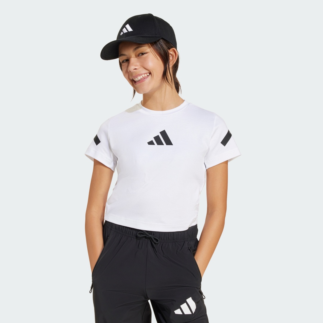Футболка adidas JG Z.N.E BABY T белый