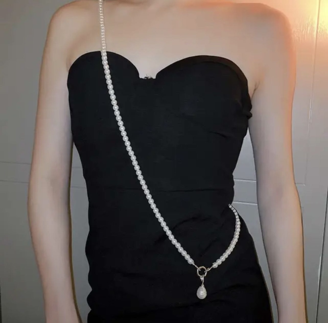 Сотуар для телефона Heart waist chains универсальная белый, серебристый