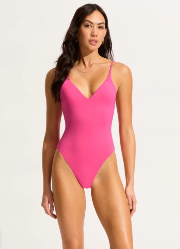 Купальник слитный SEAFOLLY розовый