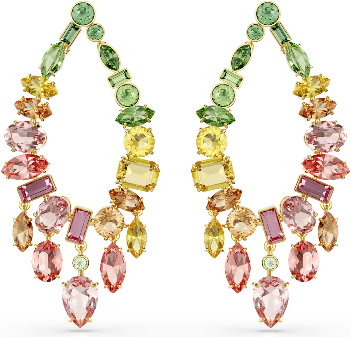 Серьги Swarovski бижутерный сплав, кристаллы Swarovski