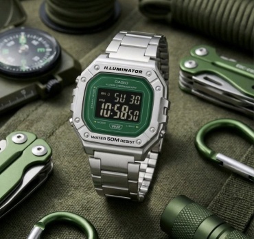 Кварцевые CASIO W-218HD-3AVDF нержавеющая сталь