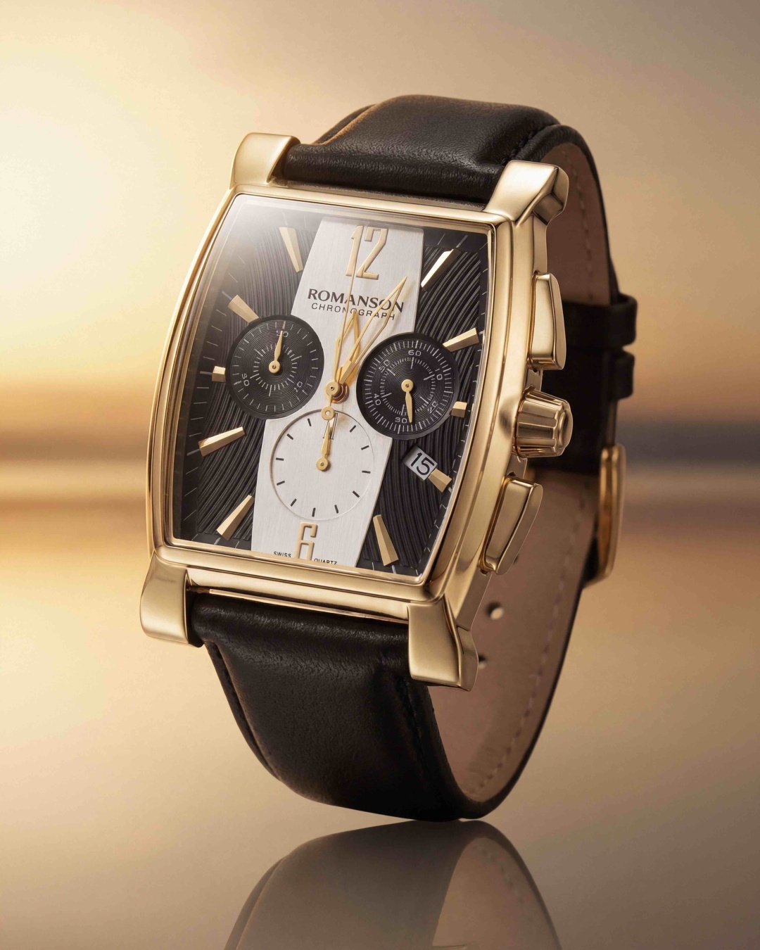 Кварцевые ROMANSON TL1249HM Gold нержавеющая сталь