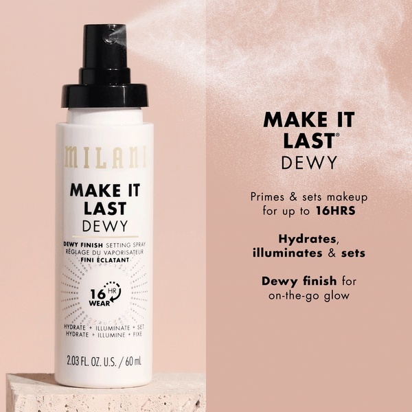 Milani Cosmetics Make It Last Dewy фиксатор макияжа для лица 60 мл