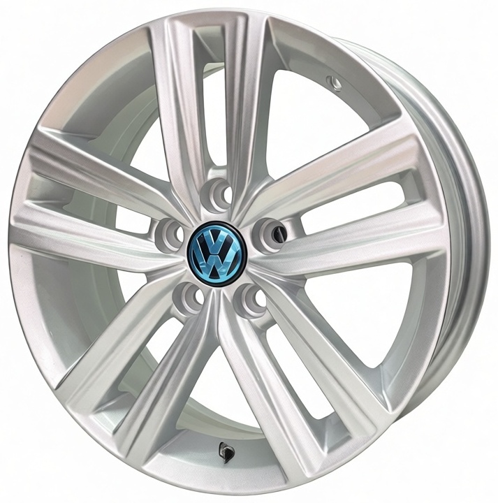 Volkswagen 07077S 6x15/5x100 D57.1 ET40 серебристый