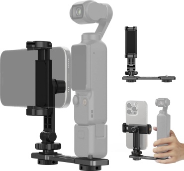 Крепление NEEWER Держатель AC021 для телефона и экшн-камеры DJI Osmo Pocket 3 черный