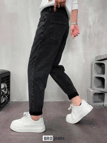 Джинсы бананы BroJeans серый