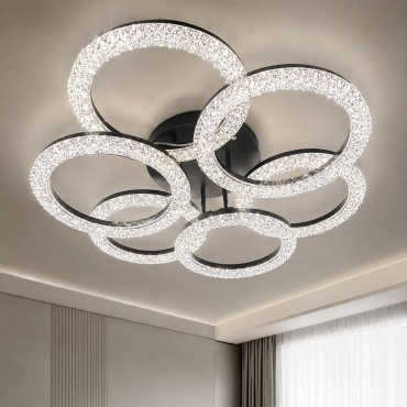 Люстра потолочная ИМПЕРИЯ ЛЮСТР LED, кол-во ламп: 6 шт