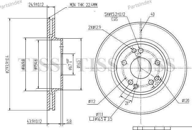 JD Диск Тормозной JBD0010