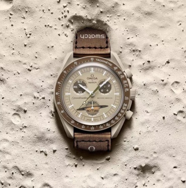 Кварцевые OMEGA Omega x Swatch Mission to Saturn Moonswatch керамика, полимерный пластик