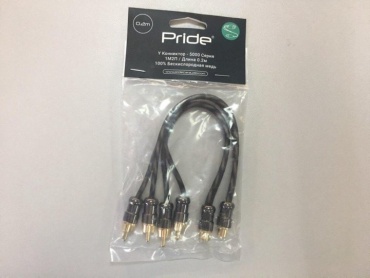 PRIDE кабель RCA Y-5000 (1M2F) 2 шт