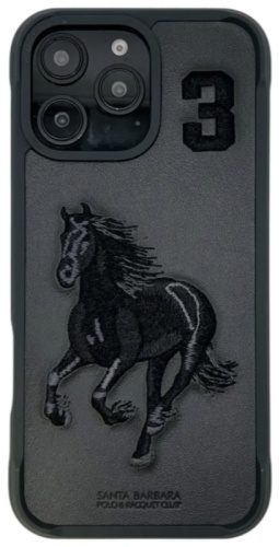 Чехол Santa Barbara Polo & Racquet Club для Apple iPhone 14 Pro черный
