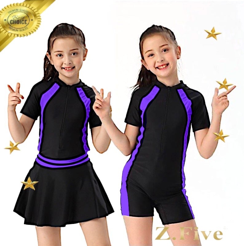 Слитный купальник Z.Five фиолетовый