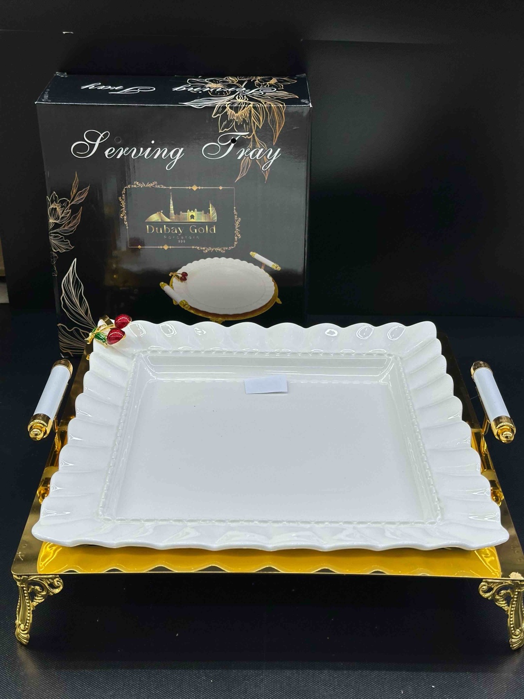 Dubay gold тортница dubay gold 1123 s квадратная 1 шт