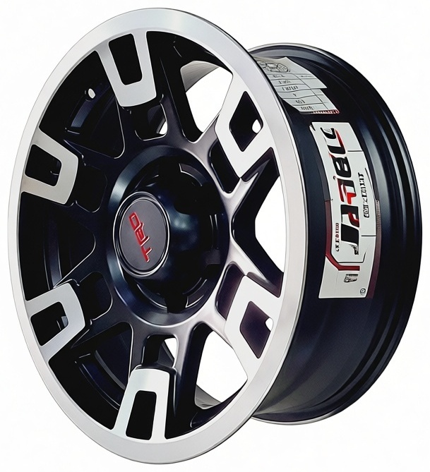 Off-Road Wheels 76082 8x17/6x139.7 D106.1 ET0 4 диска серебристый, черный матовый