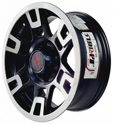 Off-Road Wheels 76082 8x17/6x139.7 D106.1 ET0 4 диска серебристый, черный матовый