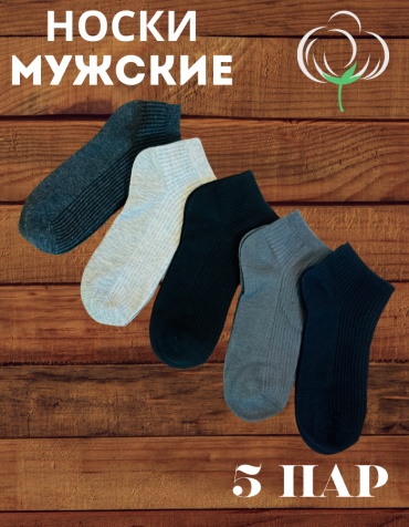 Носки Rashel 5 пар синий, мультиколор 39-44