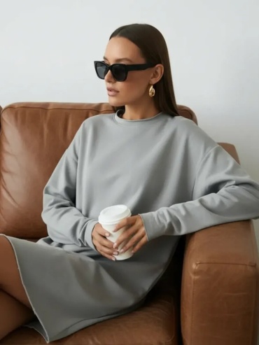 Повседневное платье ARTWEAR BRAND серый