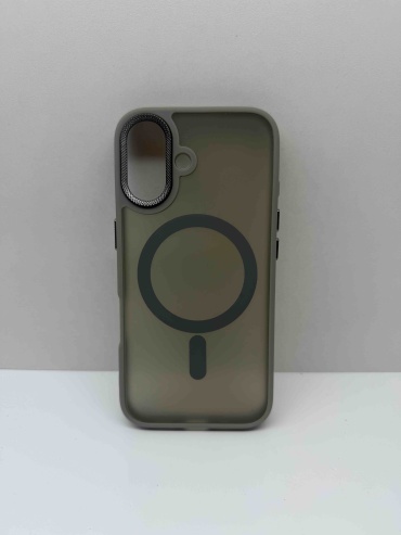 Чехол для Apple iPhone 16 серый