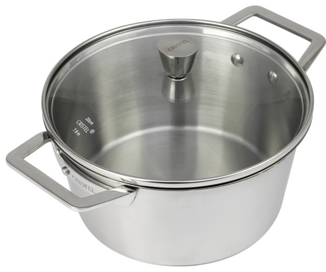 Кастрюля 1.3 л, Cristel Stainless steel1826 нержавеющая сталь