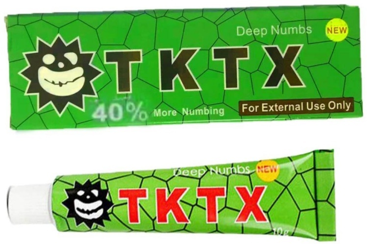TKTX крем обезболивающий Deep Numbs Green 40% 10 г