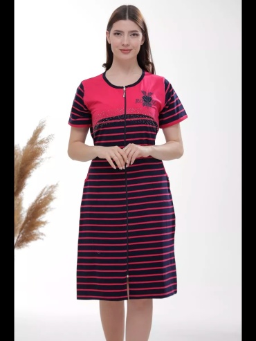 Трикотажный халат Dinar Textile красный