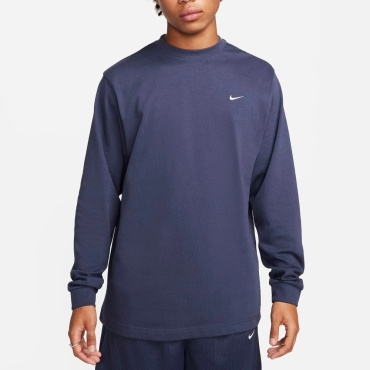 Лонгслив Nike Solo Swoosh Thunder синий