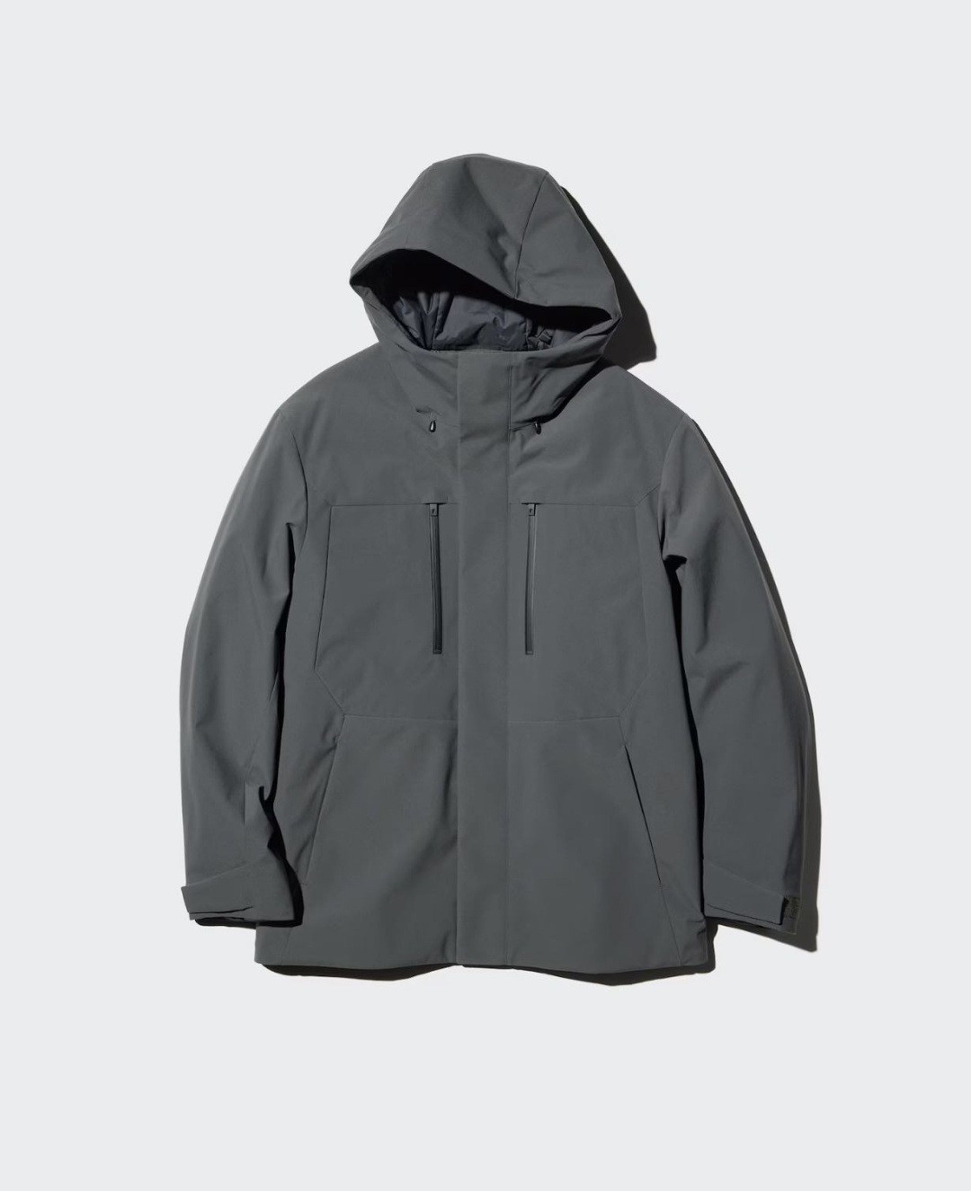 Парка Uniqlo серый
