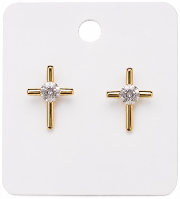 Серьги Jewelry бижутерный сплав, фианит