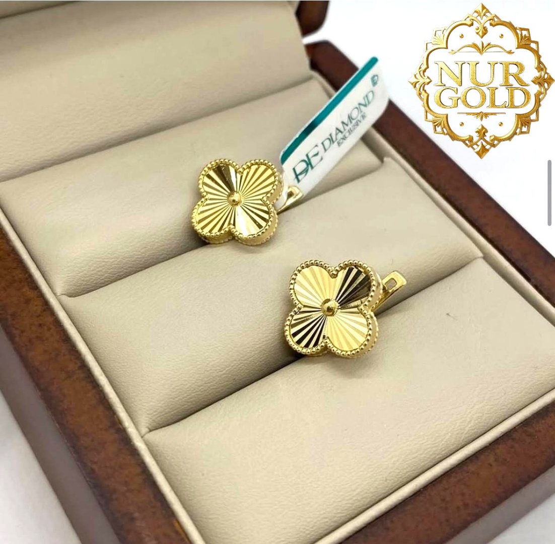 Серьги Sabina Gold NUR-SRG-064 вес 3.67 г золото, без вставок
