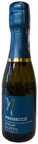 Prosecco, игристое вино Viticoltori Ponte Prosecco DOC Extra Dry Treviso сухое 11% 200 мл