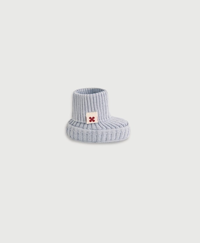 Пинетки Loomknits Пинетки вязаные из хлопка голубой 9, 11