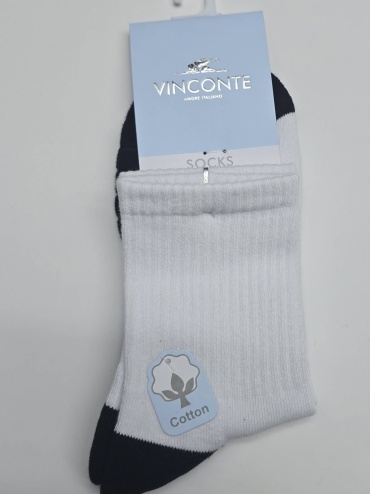 Носки Vinconte 1 пара черный, белый 40-44