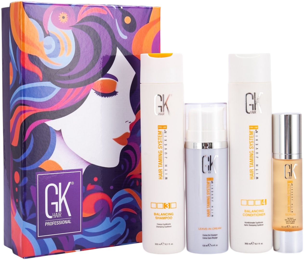 GKhair Hair Taming System Balancing & Leave In набор по уходу за волосами для женщин