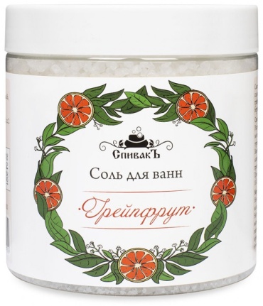 СпивакЪ Грейпфрут морская соль 600 г